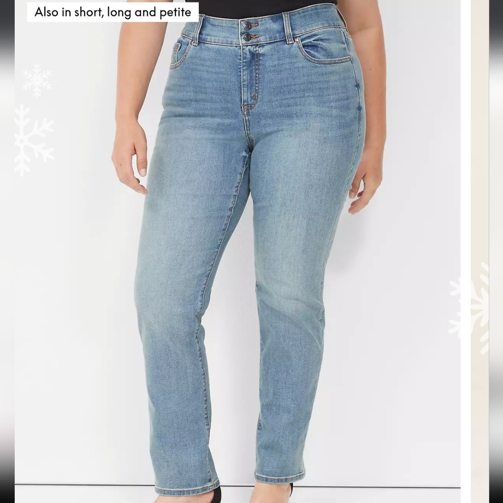 NWT **short** Lane Bryant Straight Leg Jeans - Picture 9 of 9